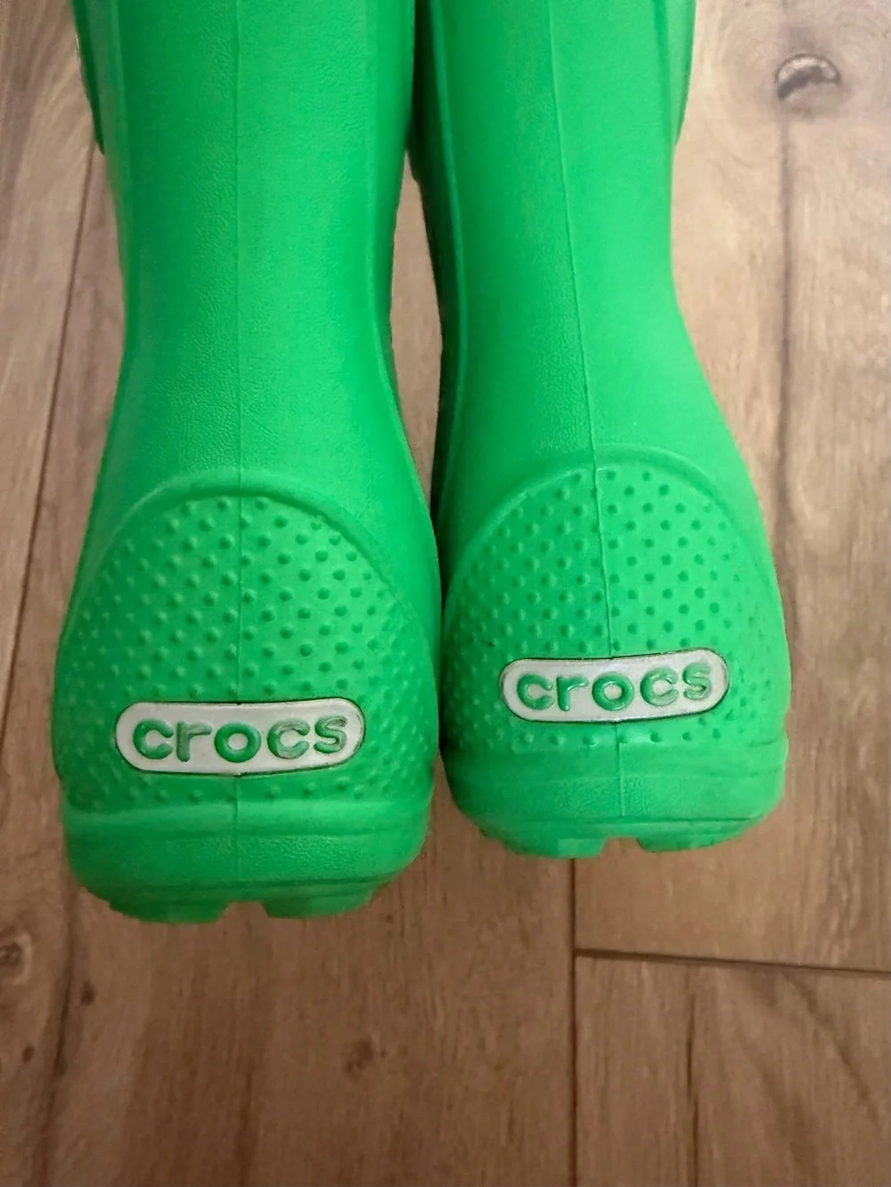 Crocs Handle It Rain Boots Toddler Kids Size C7 Green Waterproof Rubber